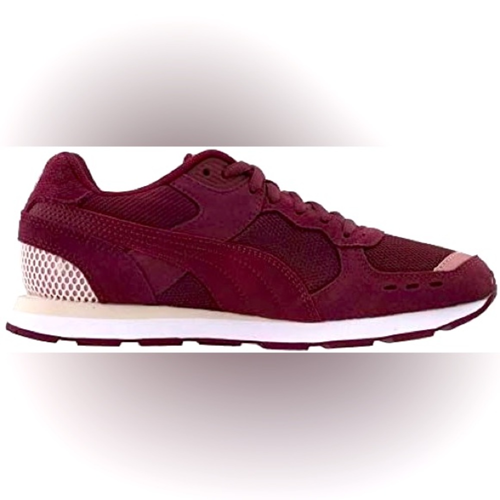 Puma Vista Metallic Women’s Sneakers Size 9 Burgundy / Purple / Excellent Used